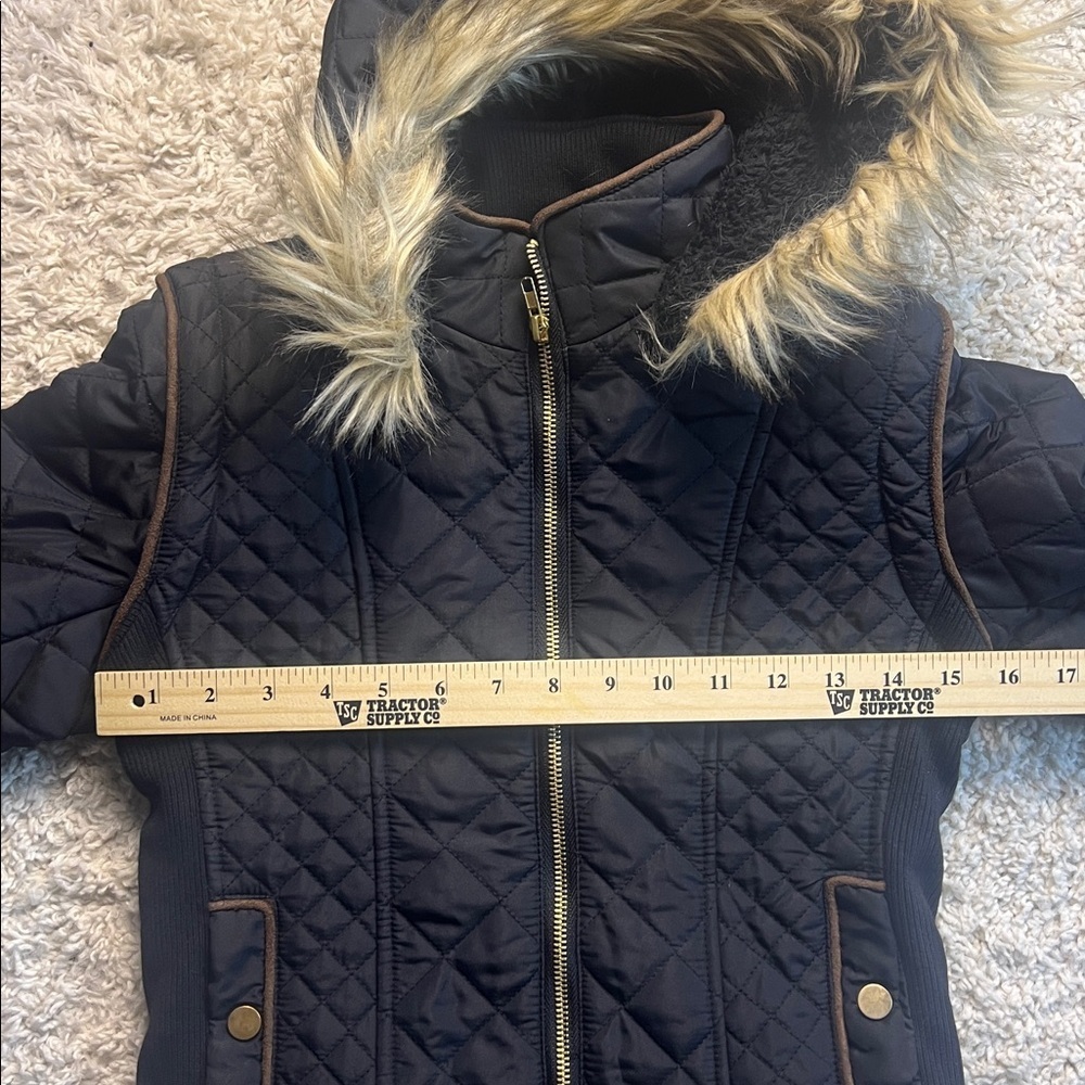 GIRLS COAT BY CUTIES FASHION BLACK NWT SIZED AS 10 **SEE DESCRIPTION** - Picture 11 of 12
